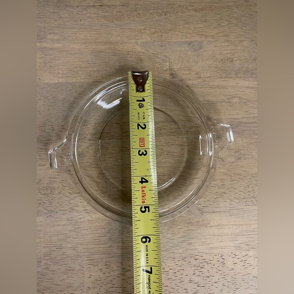 Vintage Pyrex 631-C 24 Casserole Lid Clear Glass Pyrex Replacement Lid - Picture 2 of 6